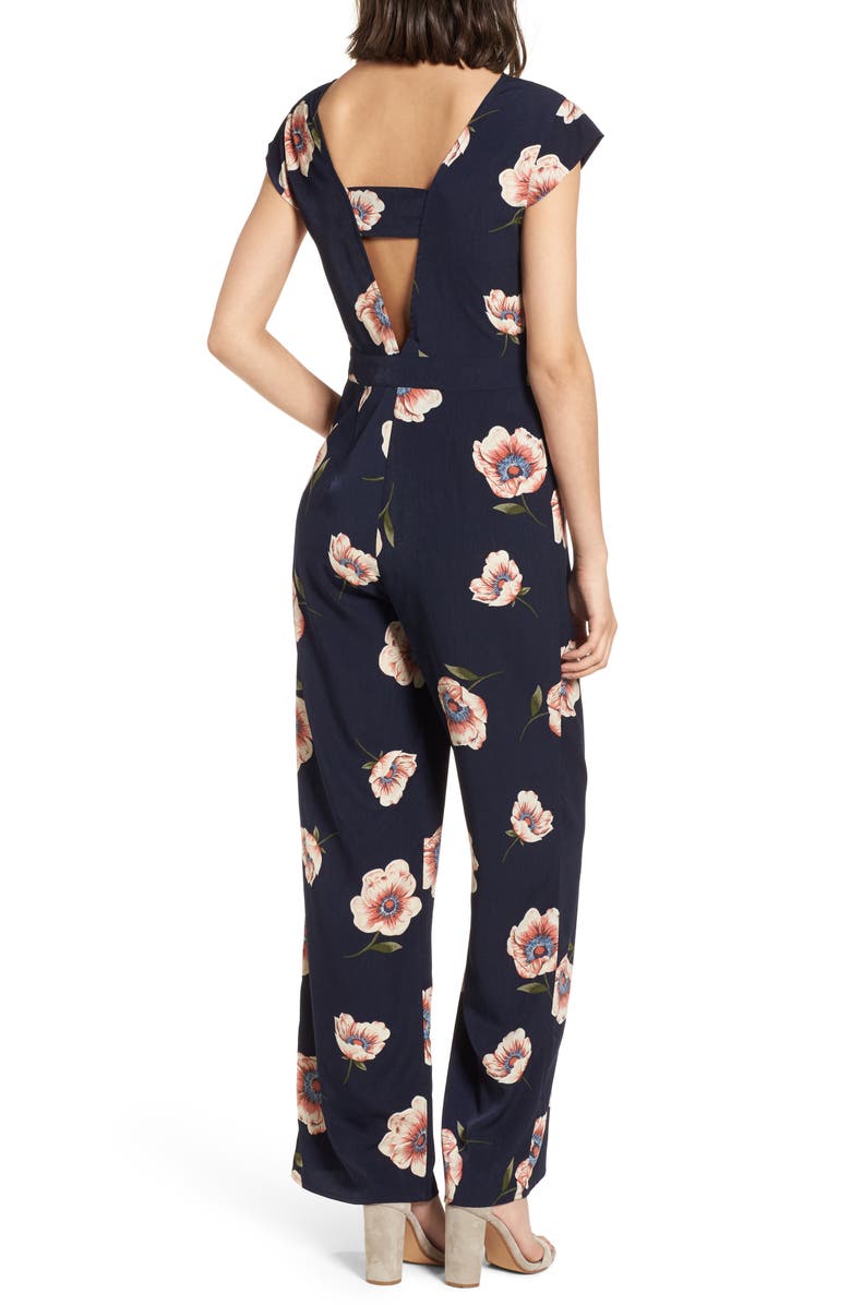 LYDELLE Wide Leg Jumpsuit, Alternate, color, 