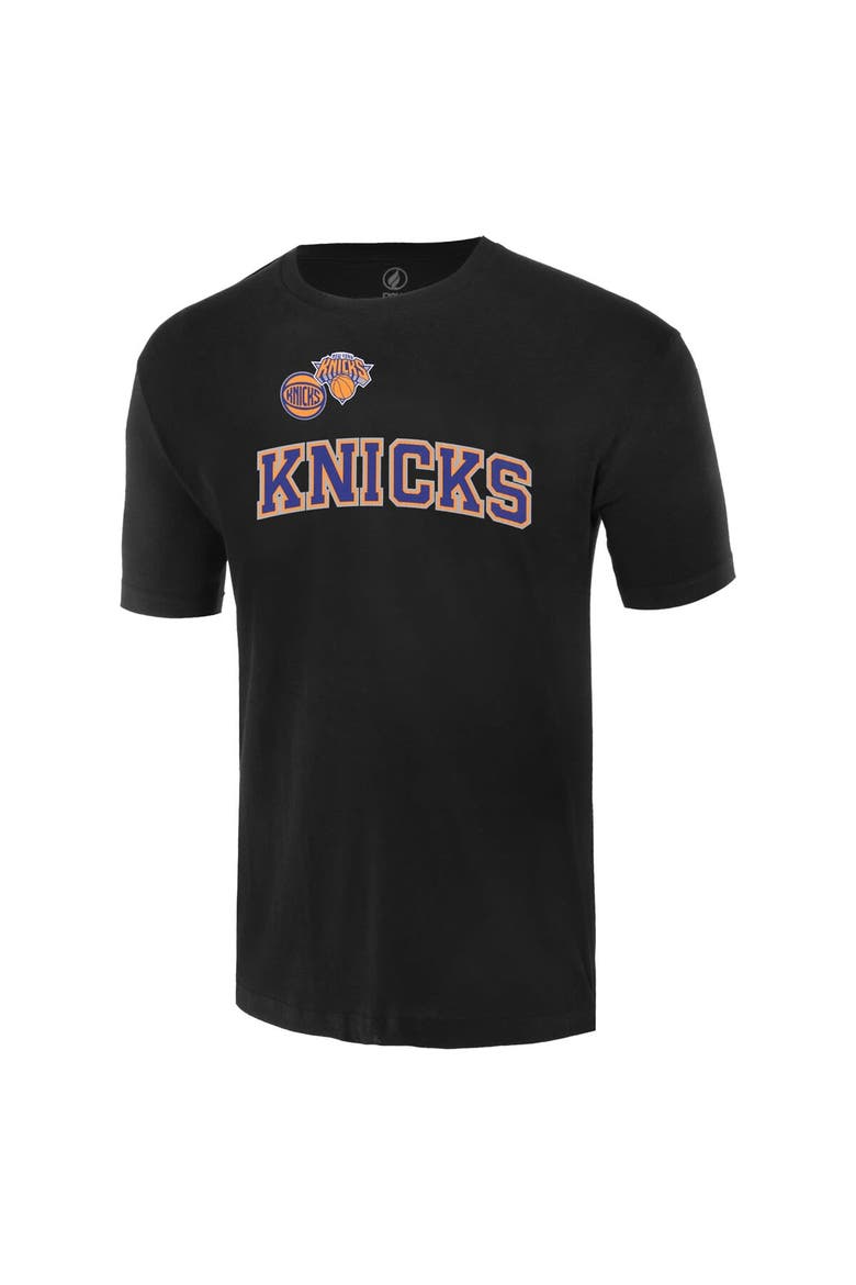 Unisex FISLL  Black New York Knicks Oversize Logo T-Shirt, Alternate, color, Black
