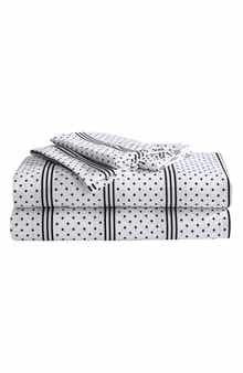 Betsey Johnson Dots & Stripes Sheet Set