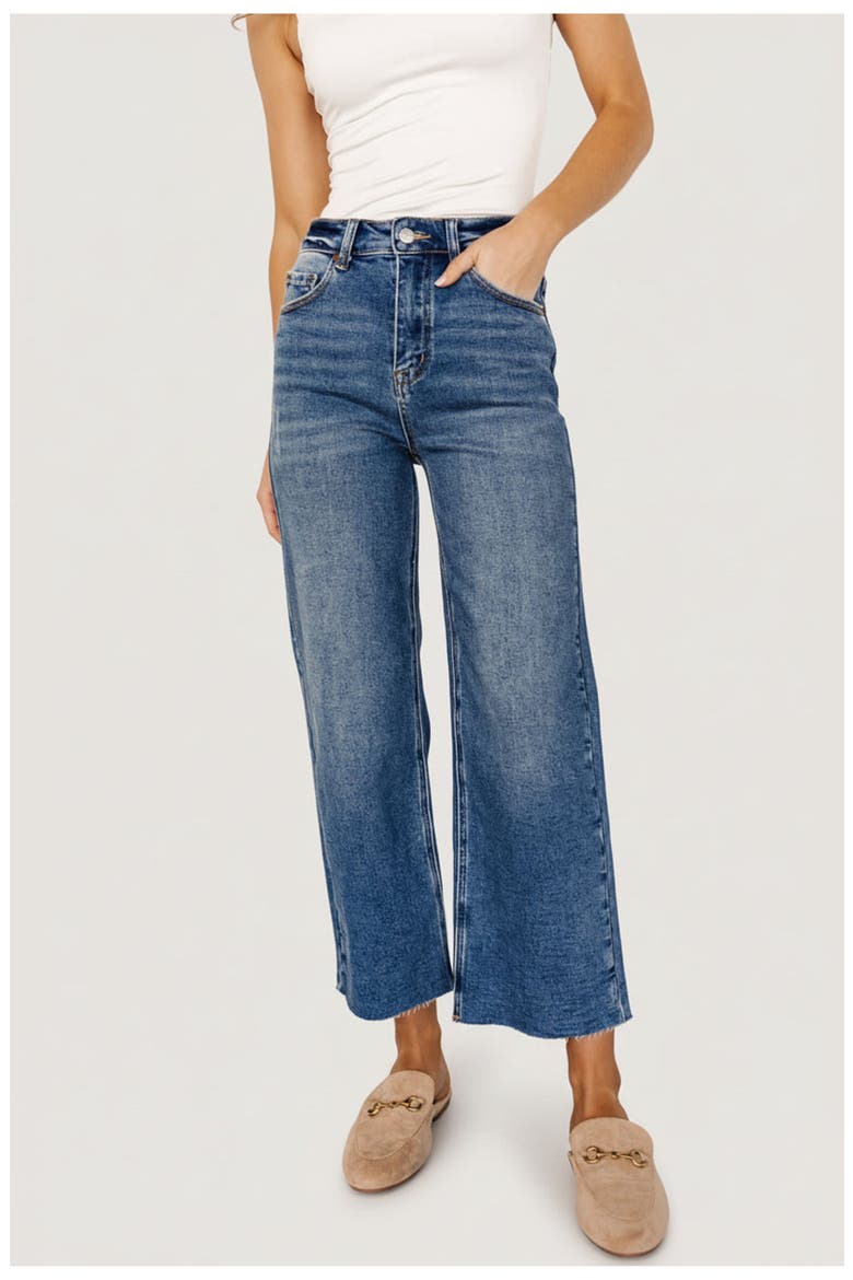 Kirby High Rise Wide Leg Jeans, Main, color, Medium Wash