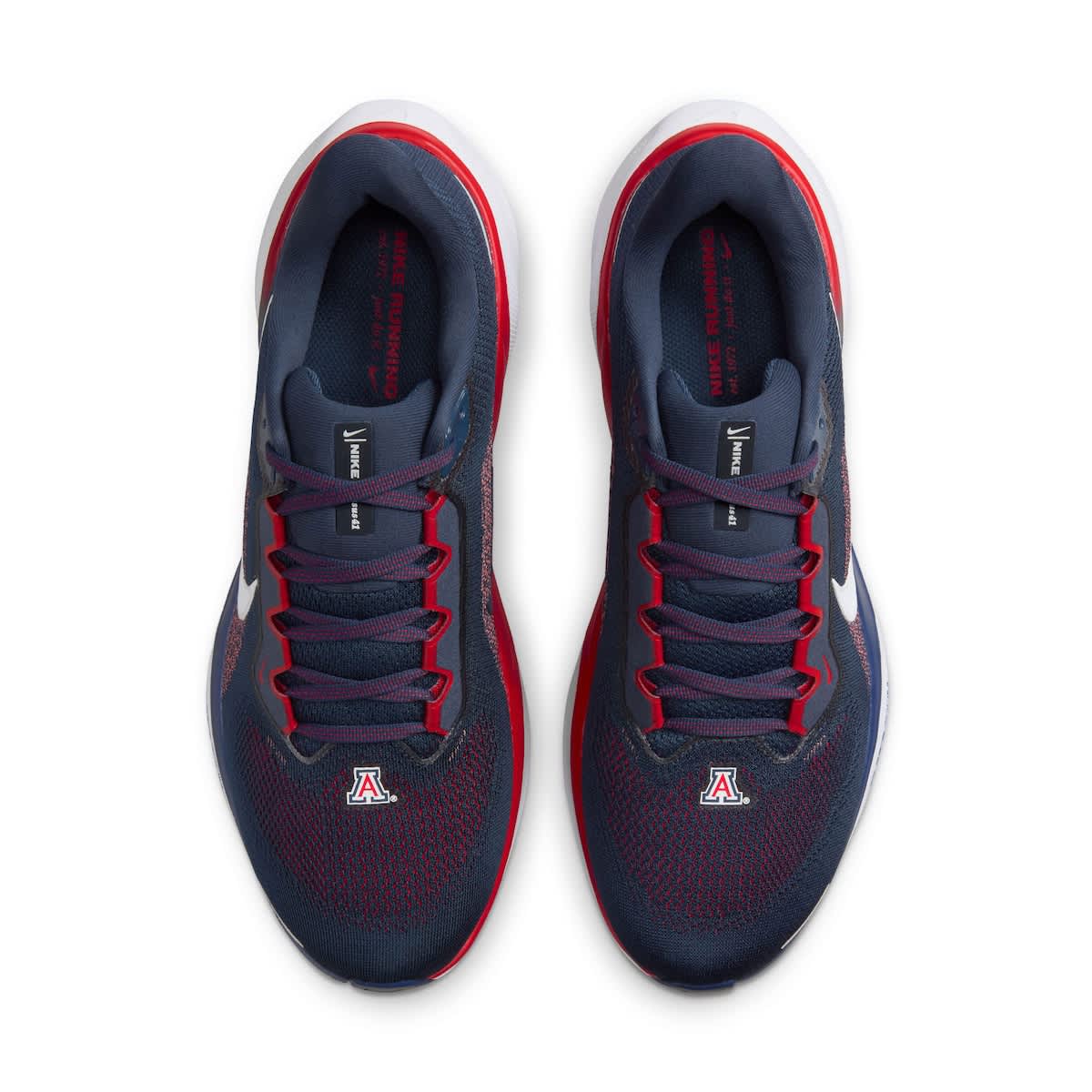 Nike Unisex Nike Navy Arizona Wildcats Zoom Pegasus 41 Running Shoes, Alternate, color, 
