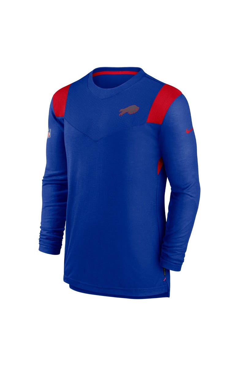 Nike Men's Nike Royal Buffalo Bills Sideline Tonal Logo Performance Player Long Sleeve T-Shirt, Alternate, color, Royal