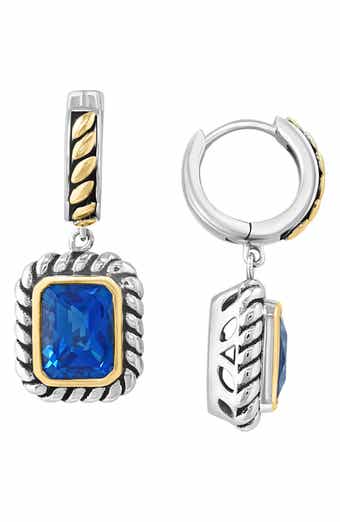 London Blue Topaz Drop Earrings