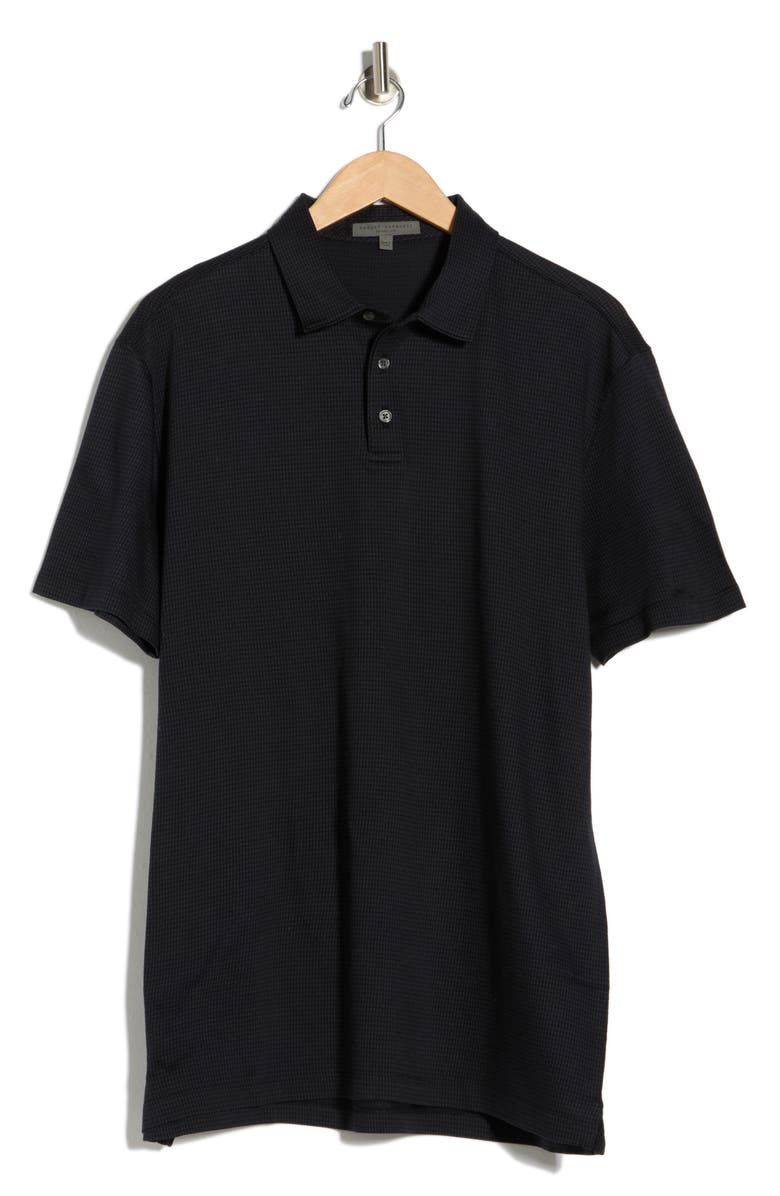 Robert Barakett Sylan Short Sleeve Polo, Main, color, Black