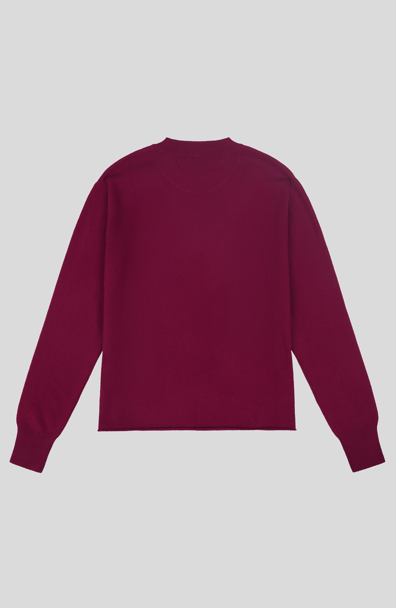 All My Love Abby Sweater, Alternate, color, Cranberry