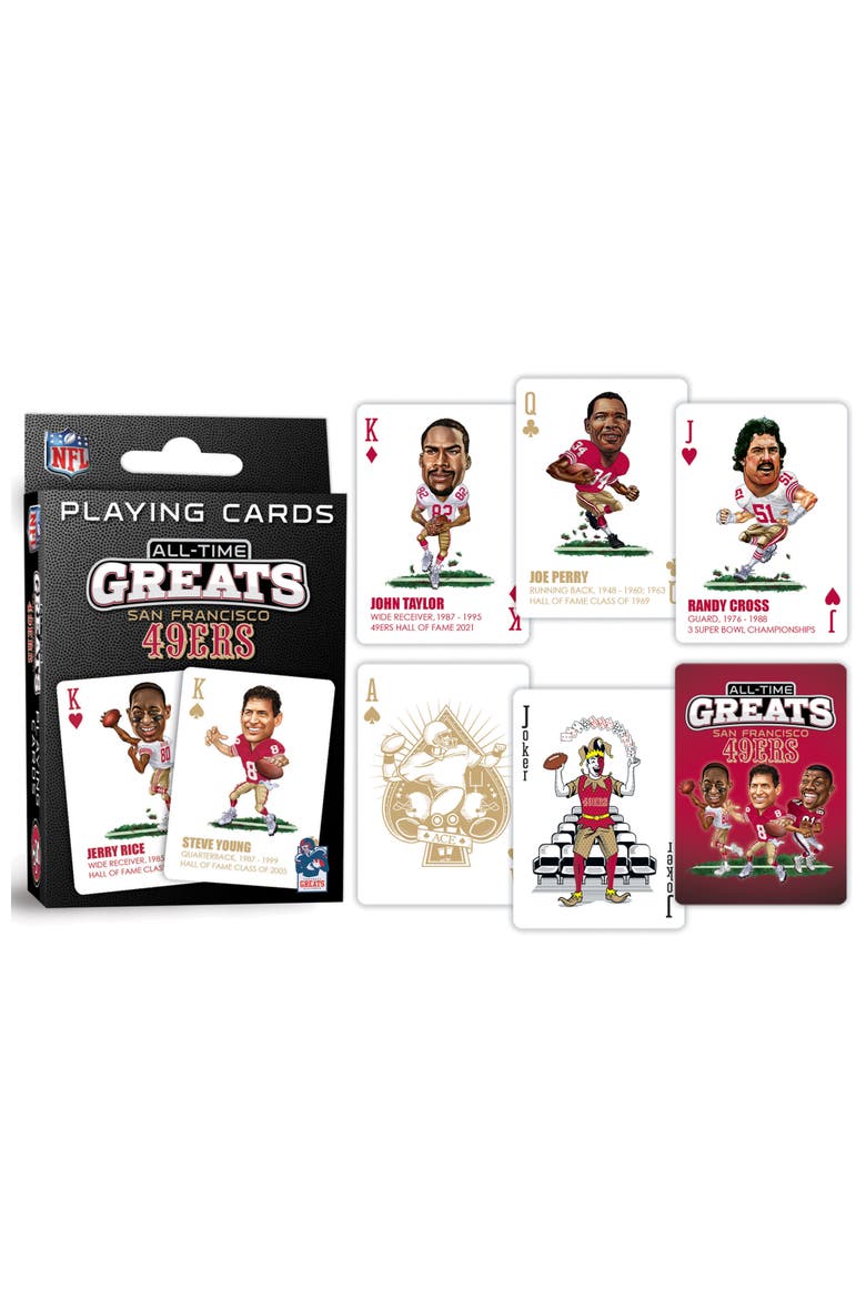 San Francisco 49ers Playing Cards, Alternate, color, Multicolor