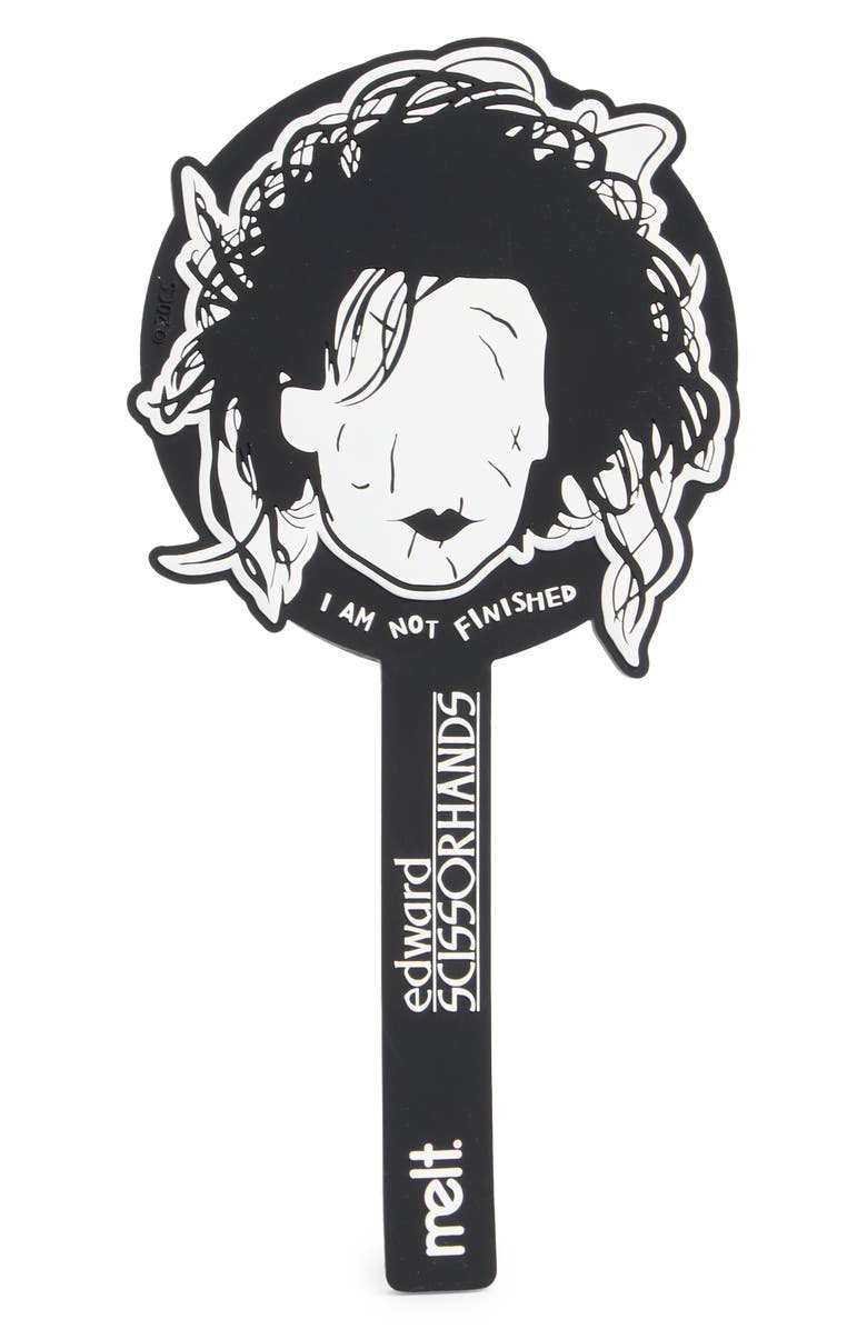 Melt Cosmetics Edwards Scissorhands Handheld Mirror, Alternate, color, Black/ White