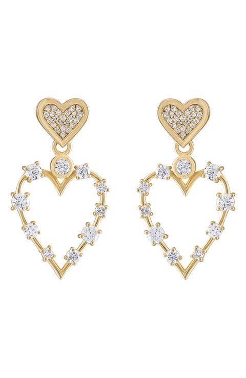 Small Love Transformer Drop Earrings