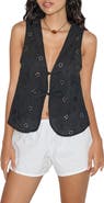 Motel Kayve Tie Front Vest
