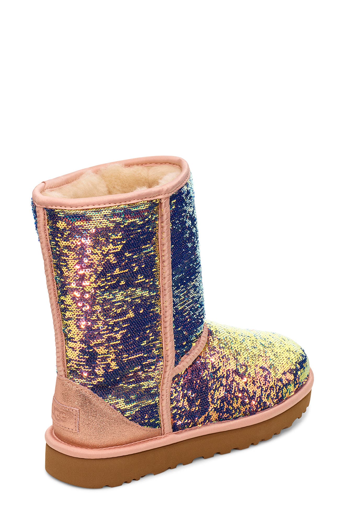 UGG® Classic Cosmos sequin Short Boot (Women) | Nordstromrack