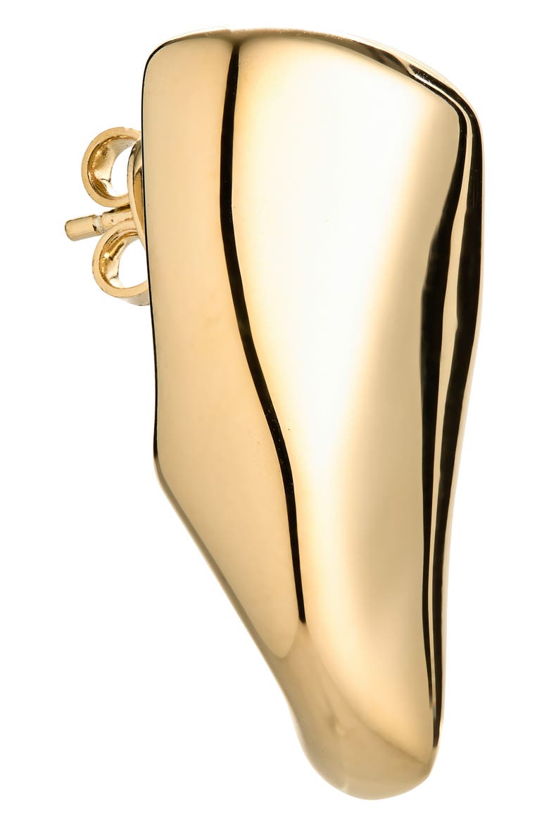 Small Prisma 18K Gold Plate Earrings, Alternate, color, 8120 YELLOW GOLD