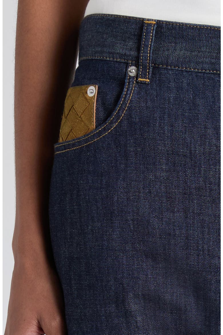 Mélange Wool Drill Tapered Pants, Alternate, color, 4023 DARK INDIGO