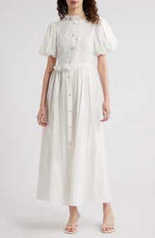 Sister Jane Embrace Ruffle Puff Sleeve Maxi Dress