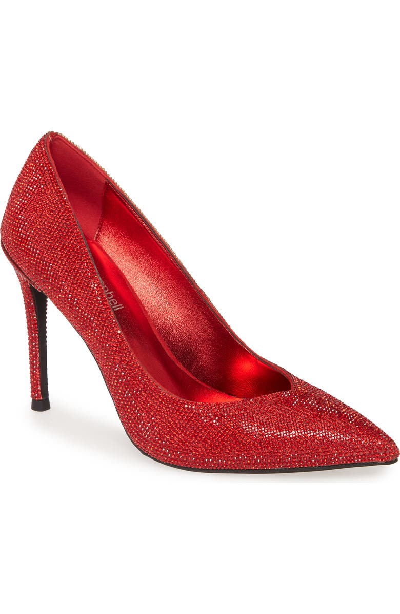 Jeffrey Campbell Lure-JS Crystal Embellished Pointed Toe Pump, Main, color,