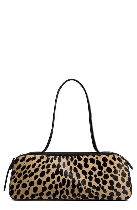 Simona Genuine Calf Hair Shoulder Bag