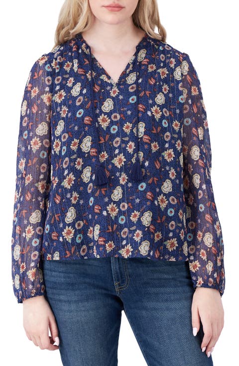 Floral Long Sleeve Blouse