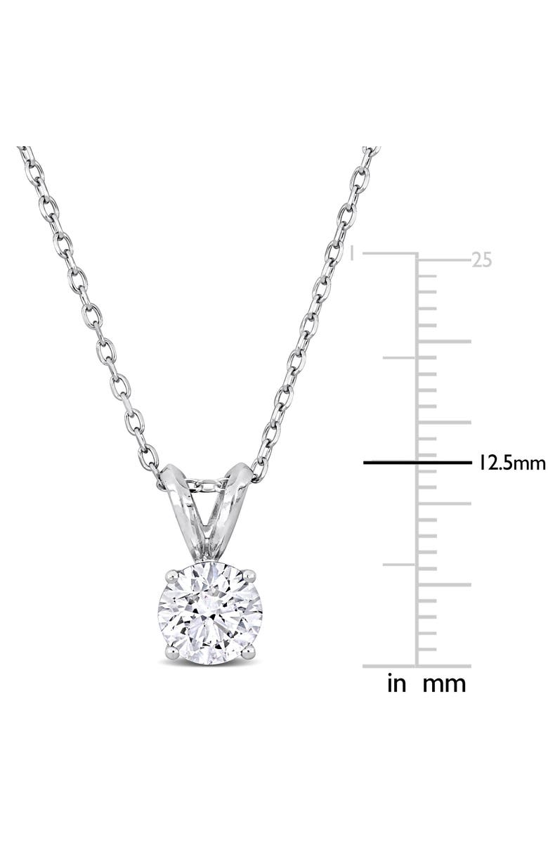 Julianna B. 1 CTW Lab-Grown Diamond Solitaire Necklace Platinum, Alternate, color, Platinum