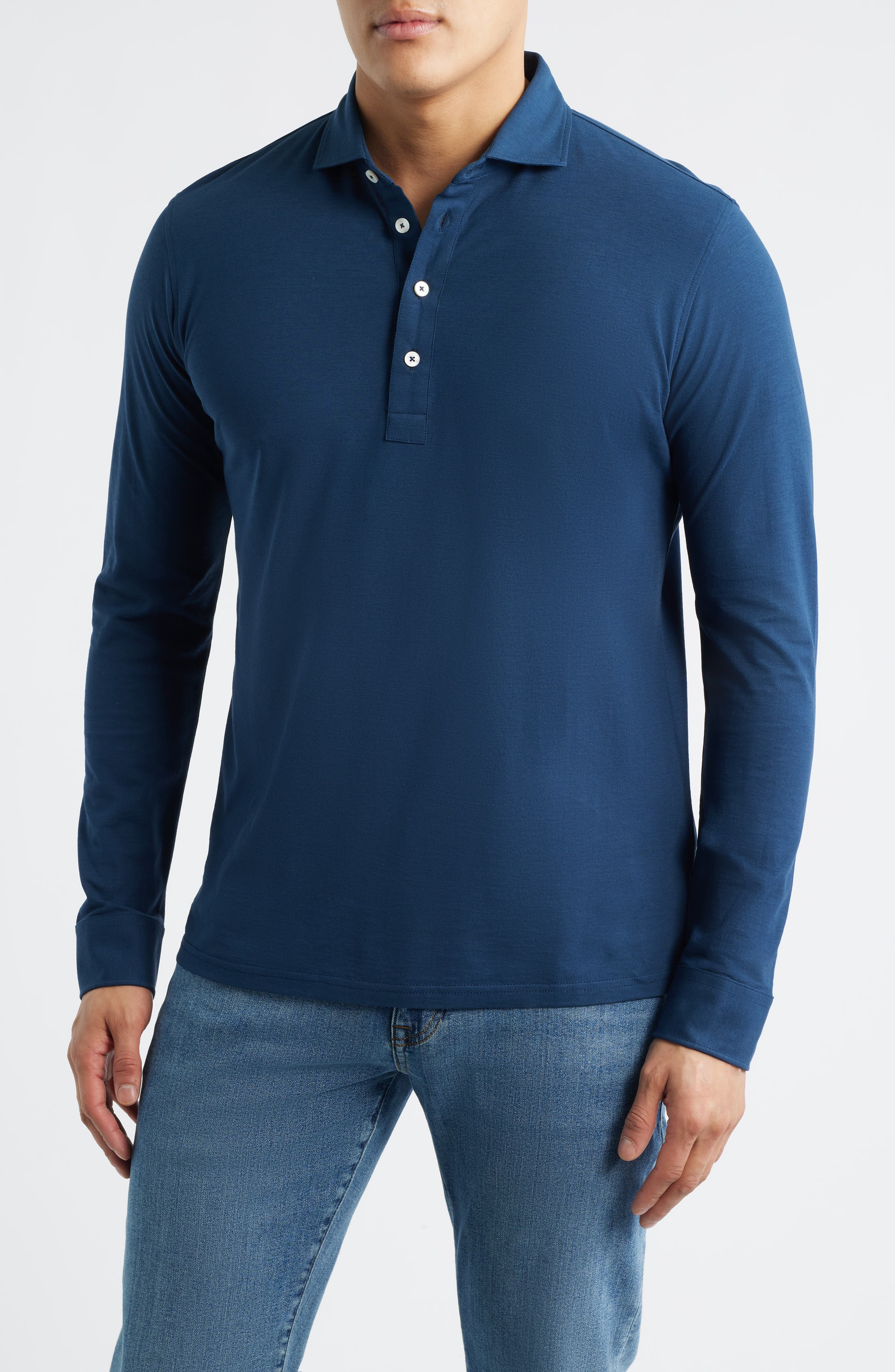Crown Crafted Cool Long Sleeve Polo - image 3