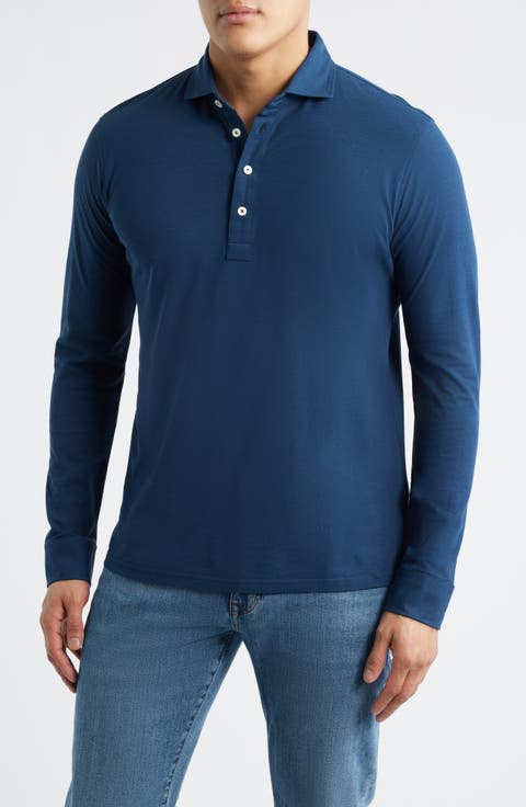 Crown Crafted Cool Long Sleeve Polo