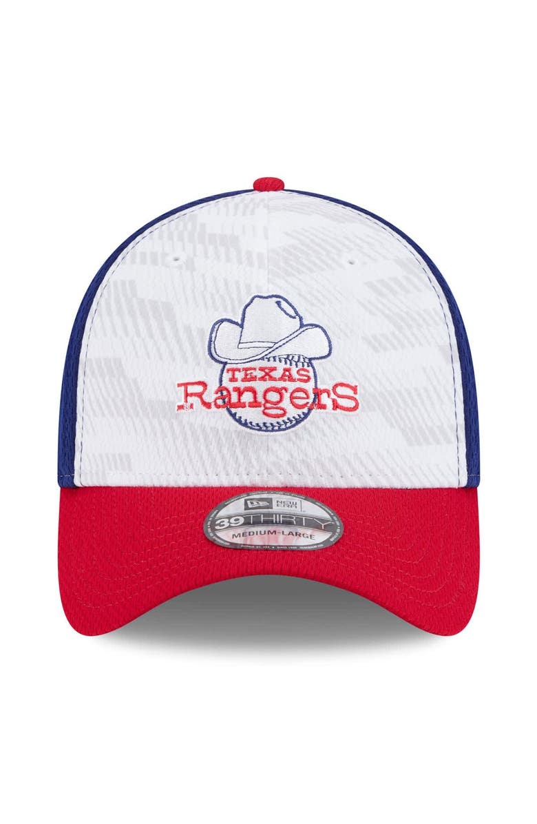 New Era Men's New Era Royal/Red Texas Rangers 2025 MLB Clubhouse 39THIRTY Flex Hat, Alternate, color, Royal