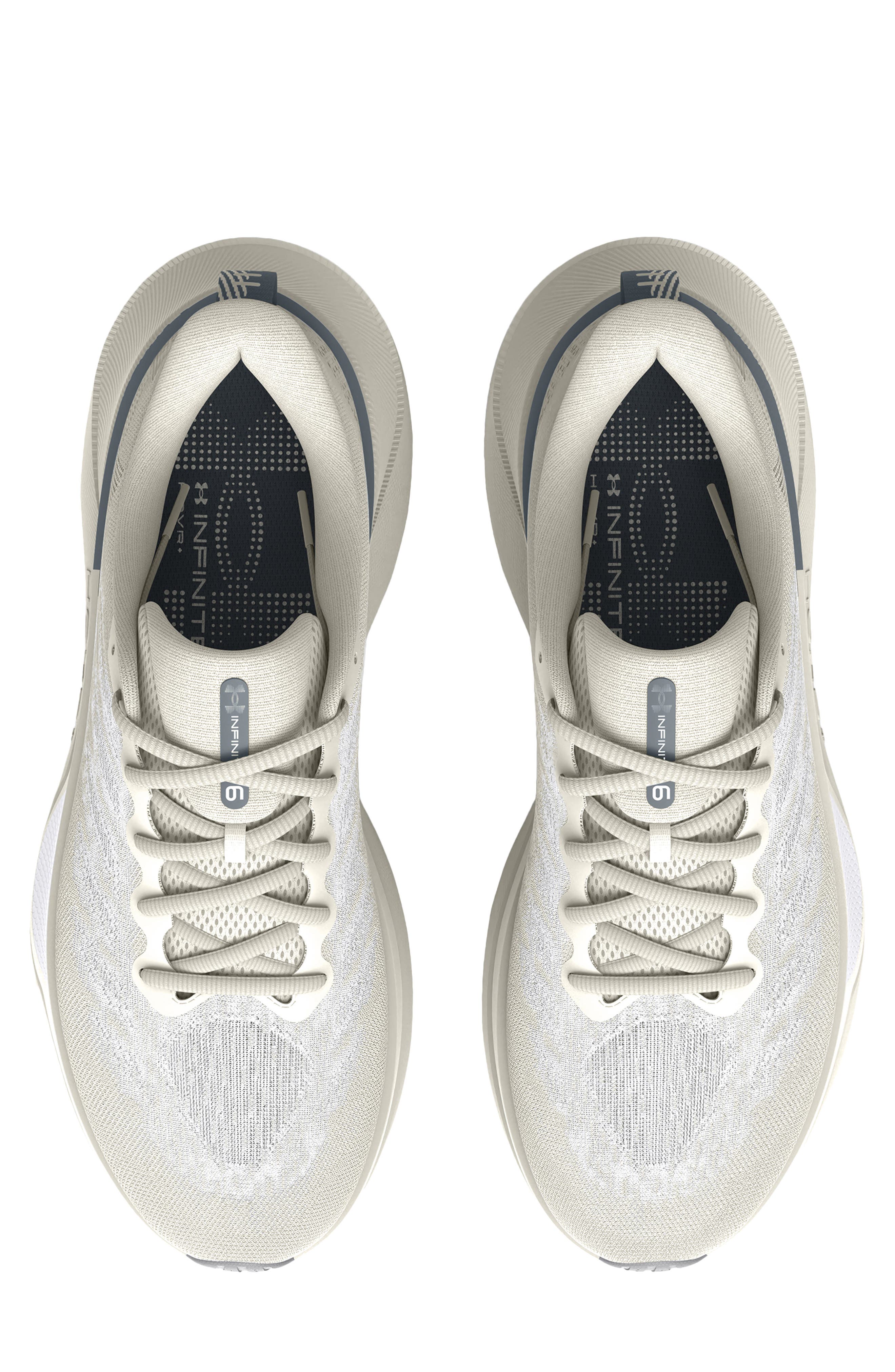 Under Armour Infinite Pro Breeze Running Sneaker, Alternate, color, 302 White Quartz