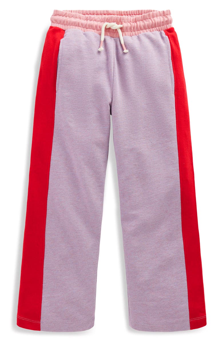 Mini Boden Kids
Colorblock Drawstring Sweatpants Mini, Main, color, Purple/ Red