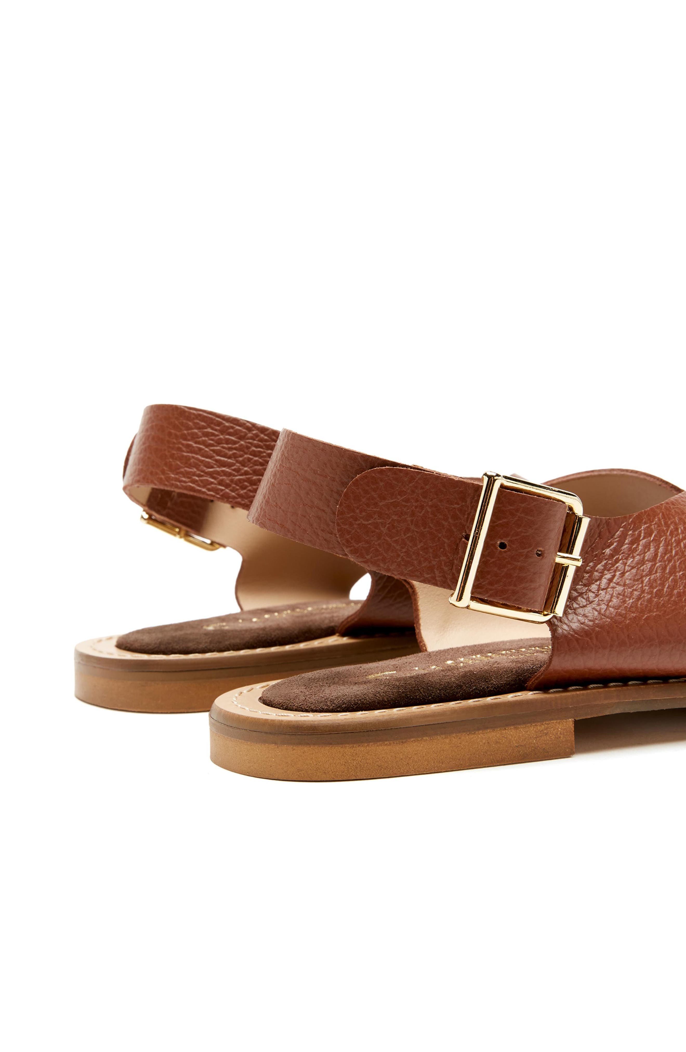 La Canadienne Freeda City Dry<sup>™</sup> Waterproof Slingback Sandal, Alternate, color, Caramel Pebble