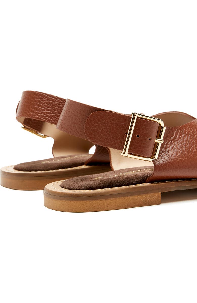 La Canadienne Freeda City Dry<sup>™</sup> Waterproof Slingback Sandal, Alternate, color, Caramel Pebble
