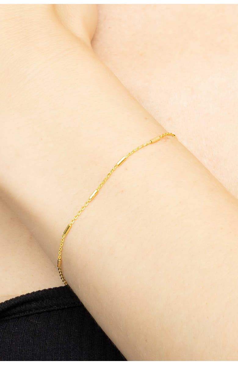 Oradina 14K Yellow Gold Vicenza Rolo Bracelet, Alternate, color, Yellow Gold