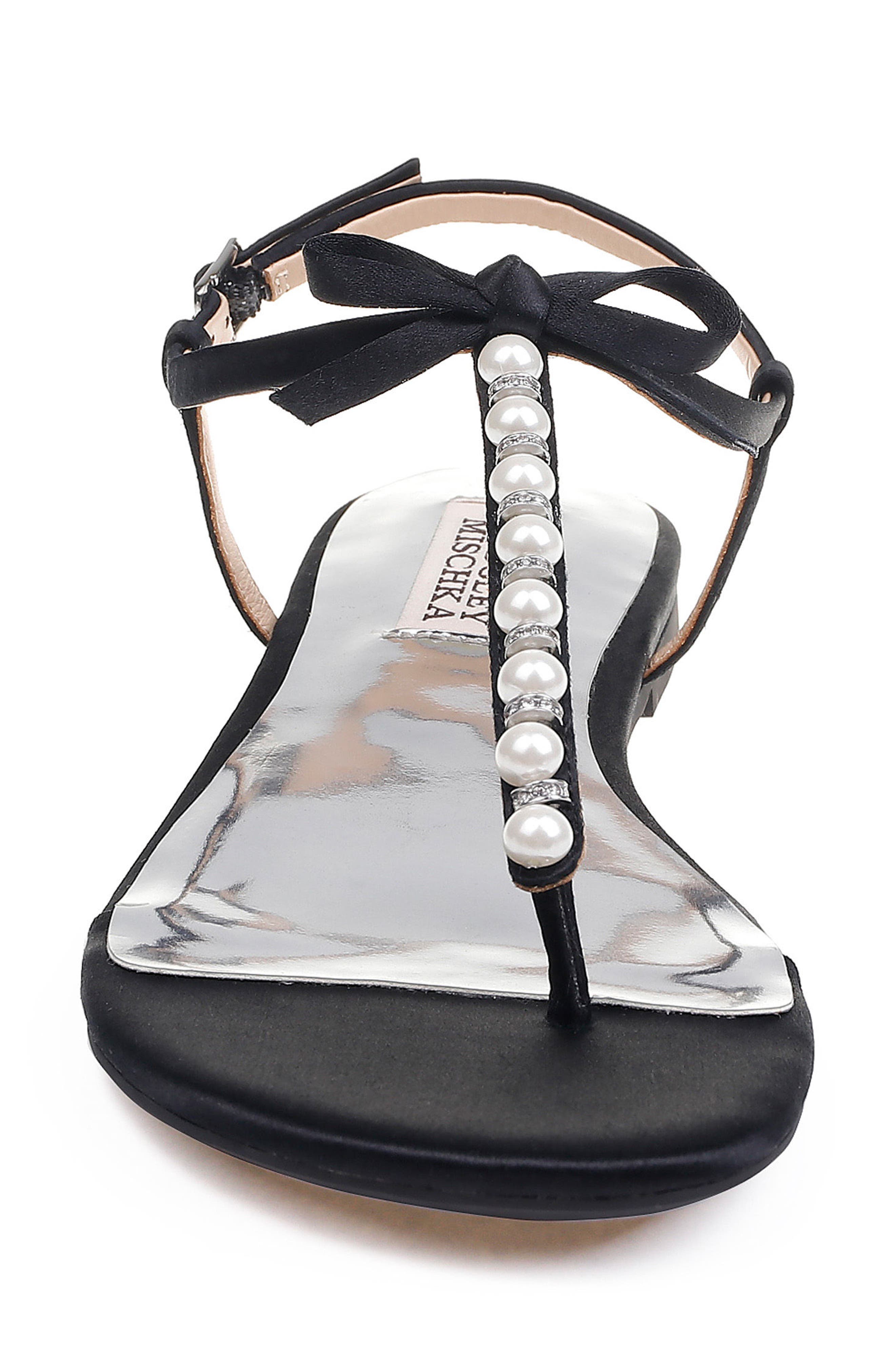 Badgley Mischka Collection Badgley Mischka Honey Embellished Sandal, Alternate, color, 