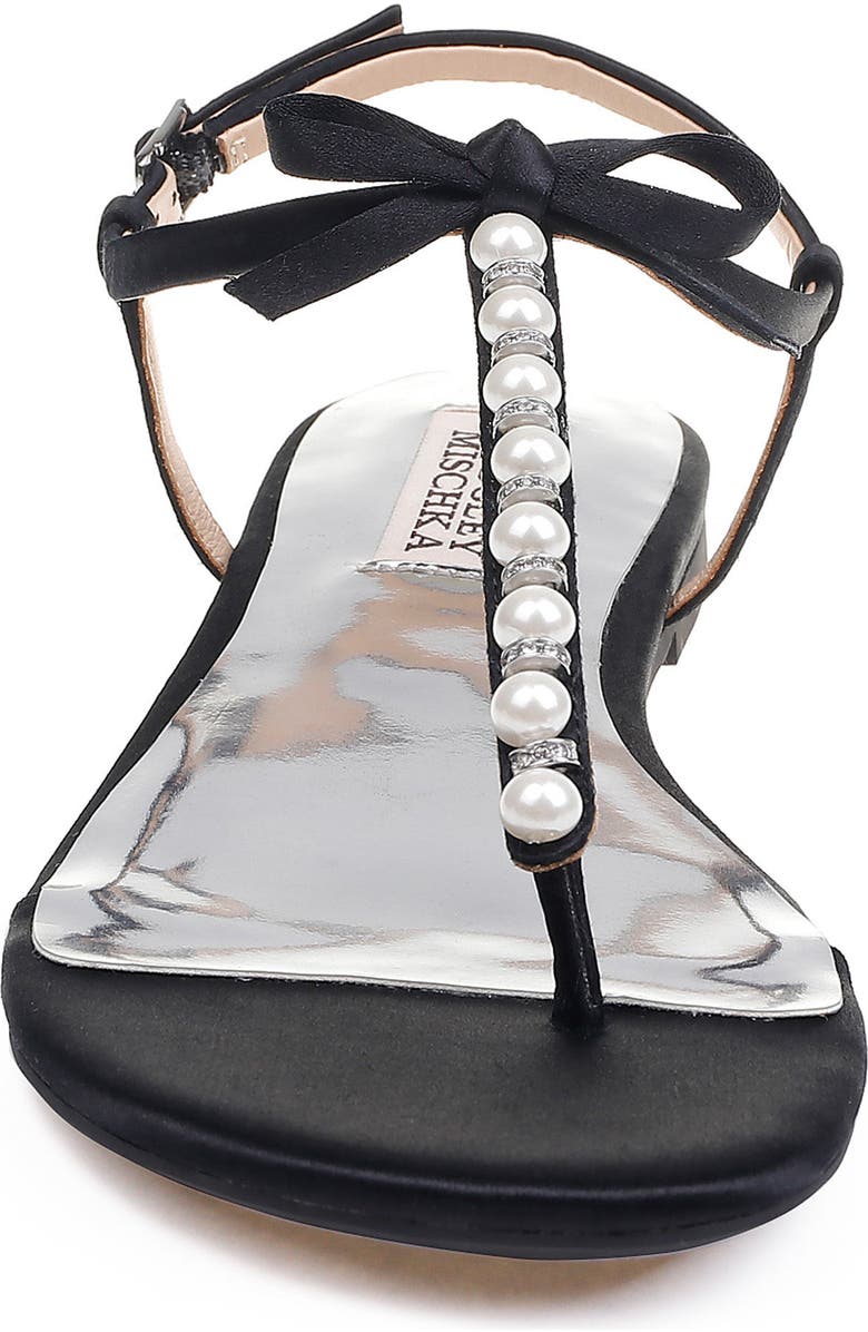 Badgley Mischka Collection Badgley Mischka Honey Embellished Sandal, Alternate, color,