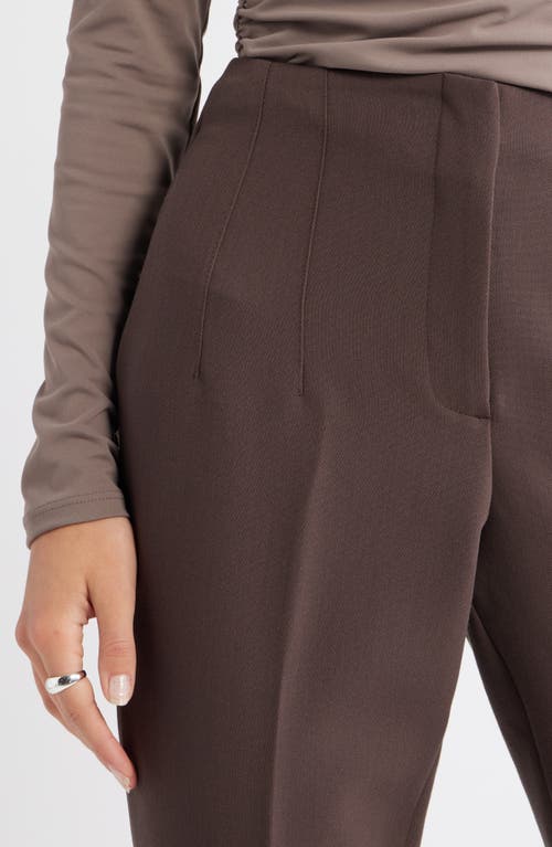 Open Edit Icon High Waist Ankle Cigarette Pants In Multi