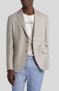 Etro Roma Check Wool & Silk Blend Sport Coat