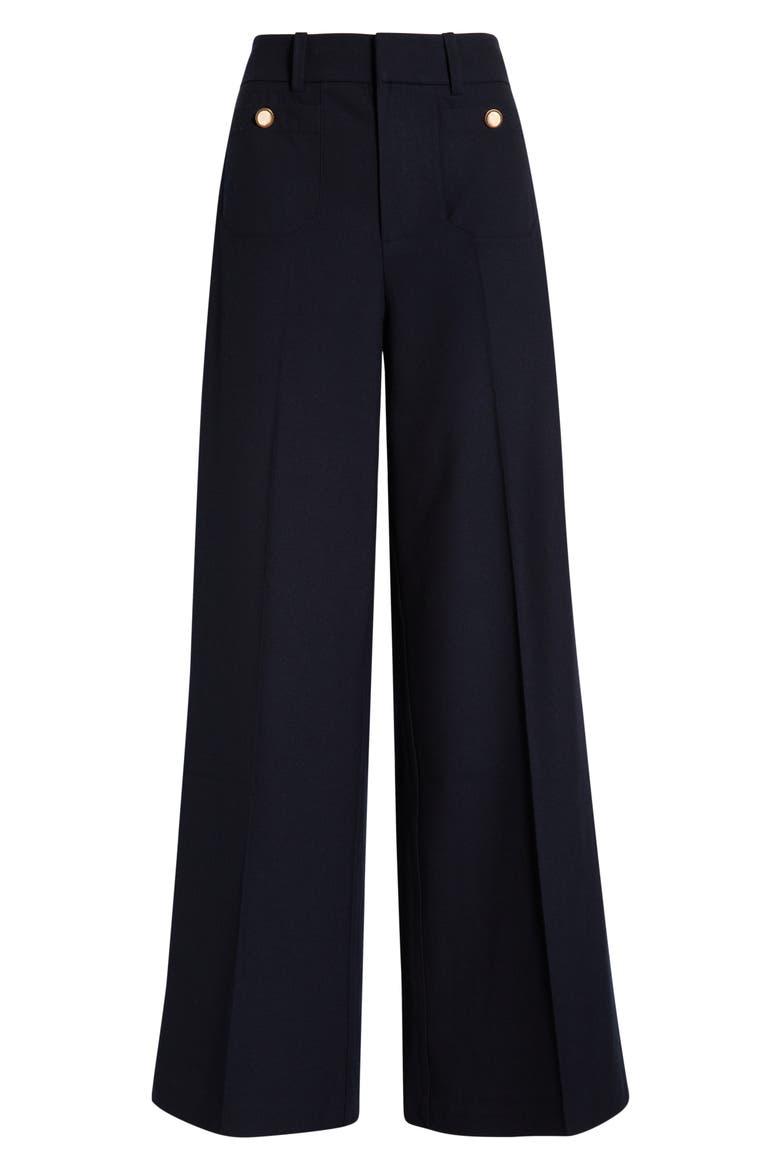 Modernist High Waist Pocket Pants, Alternate, color, DARK NAVY