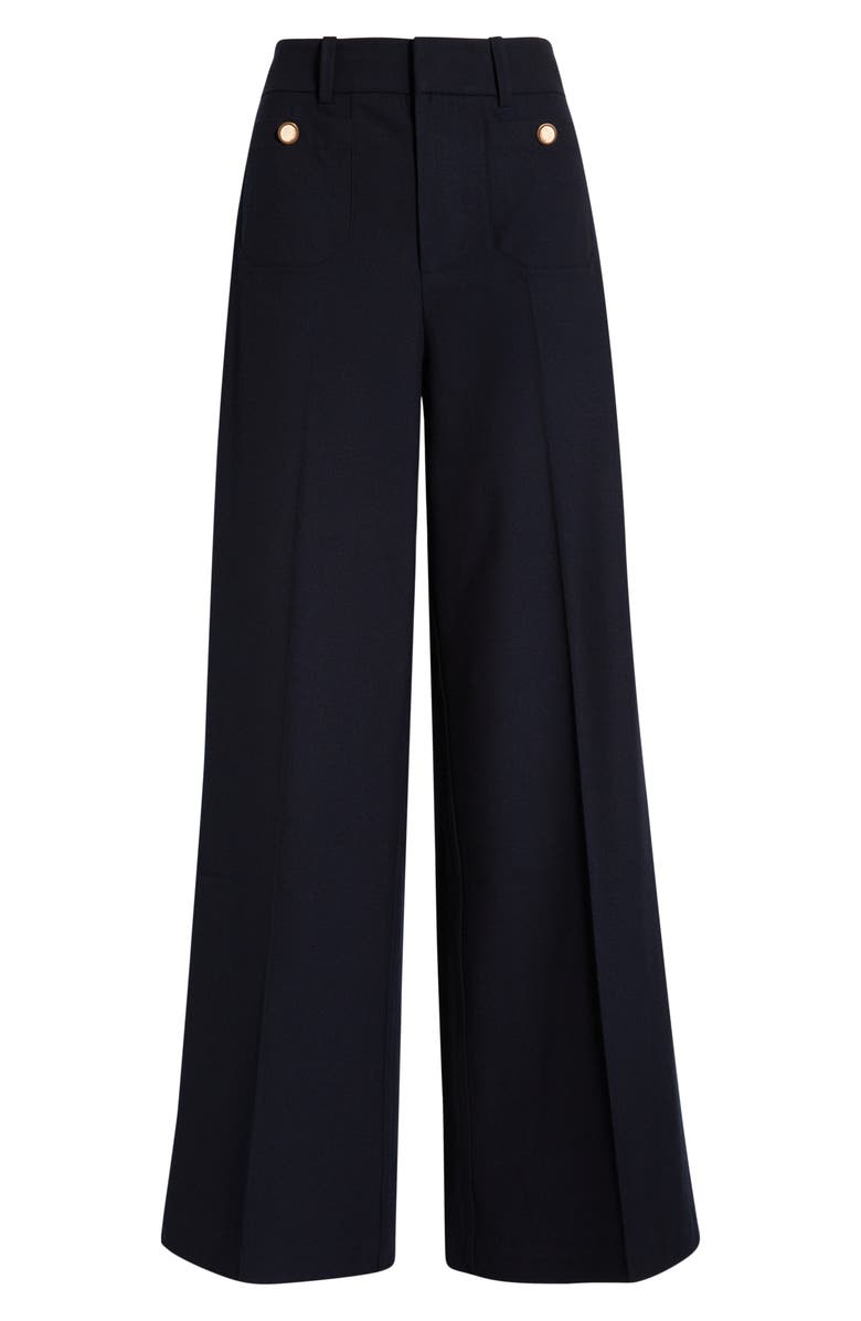 FRAME Modernist High Waist Pocket Pants, Alternate, color, Dark Navy