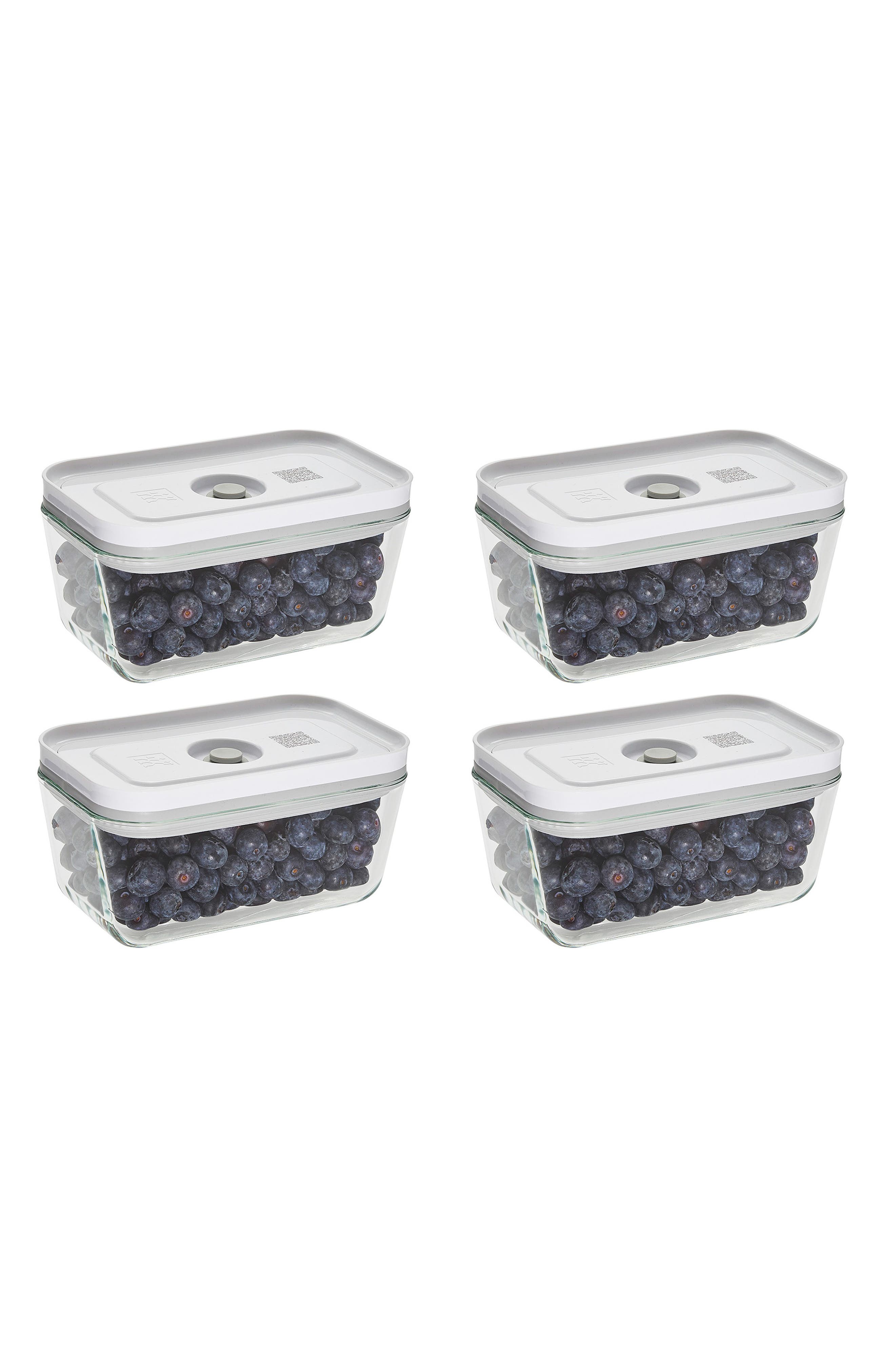 ZWILLING Fresh & Save 4-Piece Glass Container Set - Clear