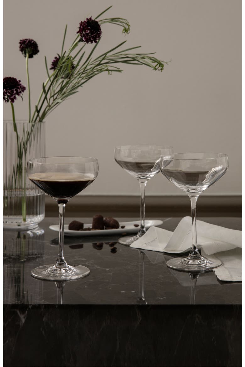 Perfection 6-Piece Martini Glass Set, Alternate, color, Clear