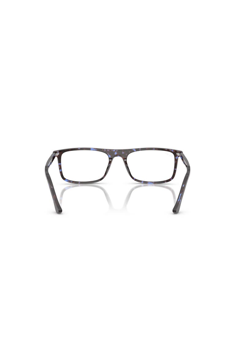 55mm Rectangle optical glasses, Alternate, color, Blue