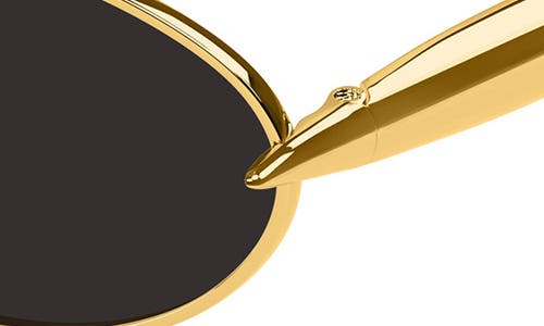 Bottega Veneta Sardine Logo Engraved Metal Sunglasses In Gold