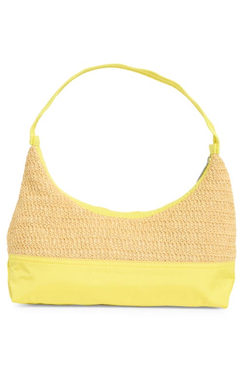 Shop Lesportsac Colorblock Raffia Shoulder Bag