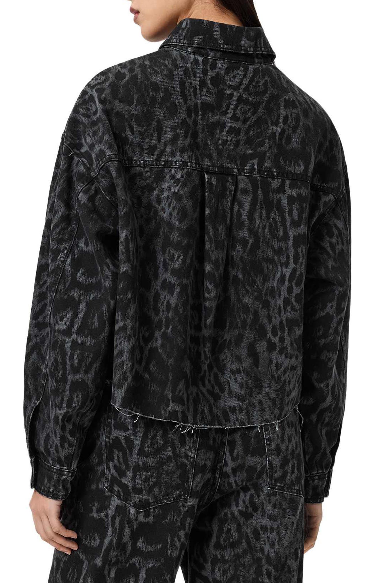Leopard Denim Jacket - image 2