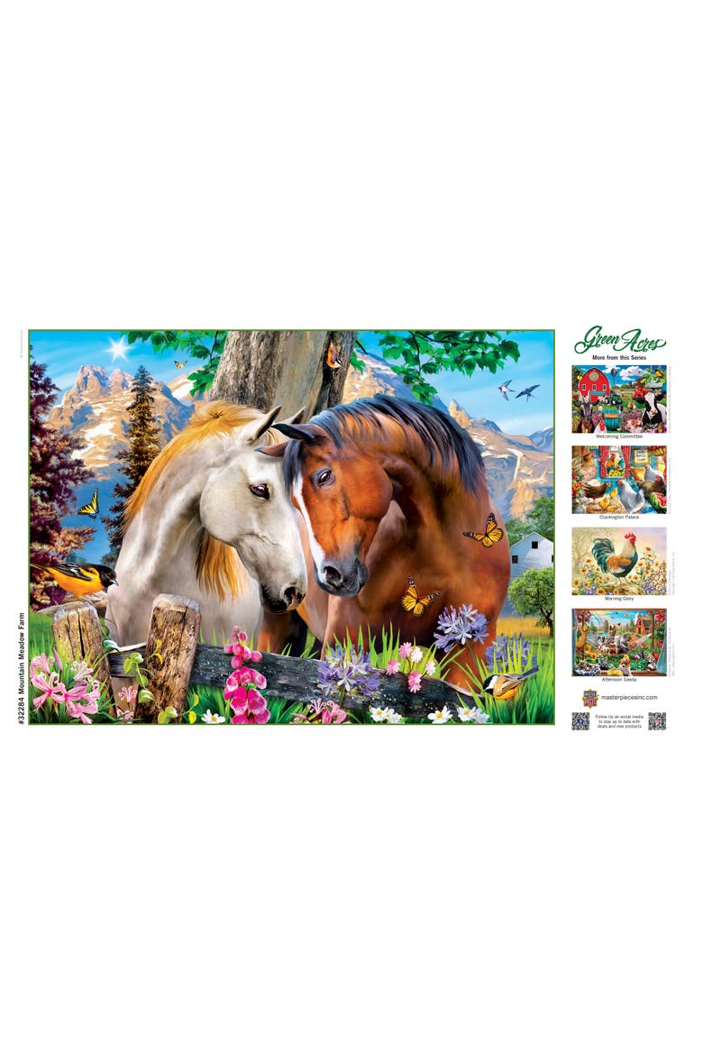 Mountain Meadow Farm 300 Piece Puzzle, Alternate, color, Multicolor