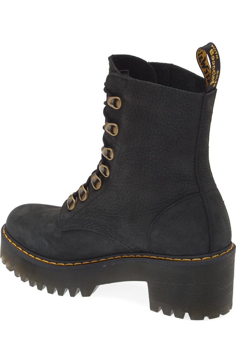 Dr. Martens Leona Combat Boot, Alternate, color,