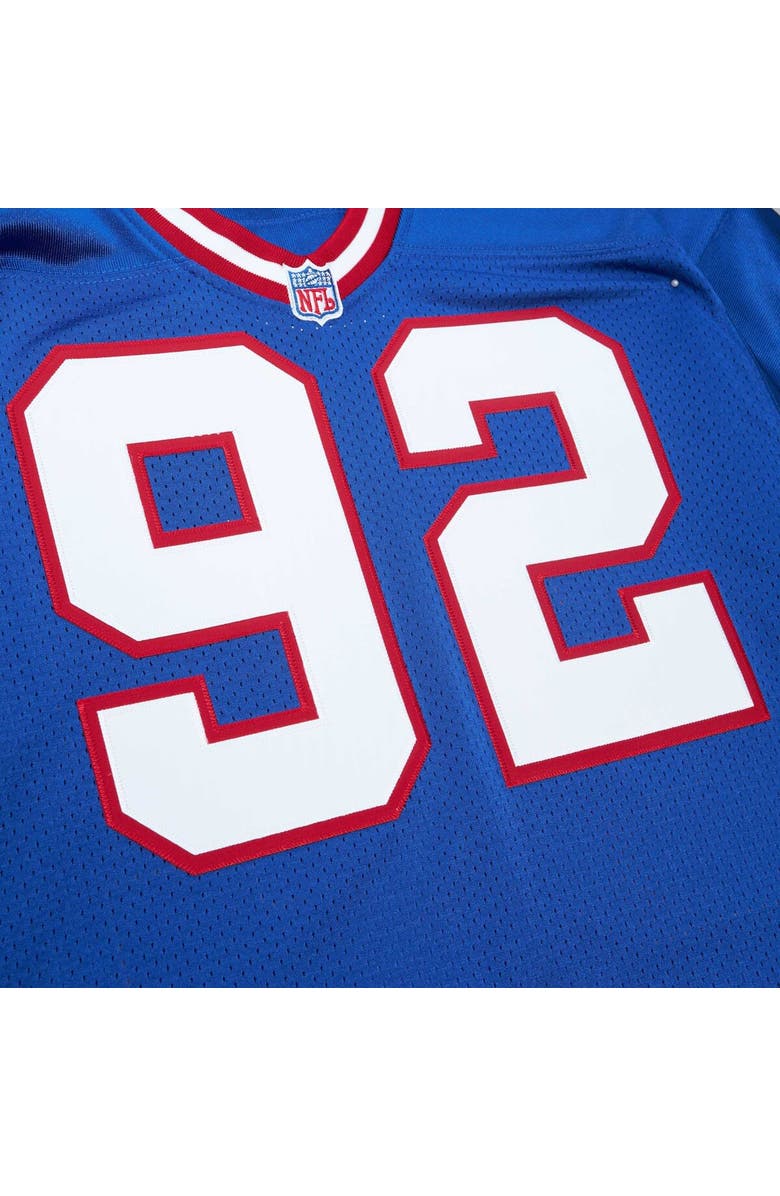 Mitchell & Ness Men's Mitchell & Ness Michael Strahan Royal New York Giants 1993 Authentic Throwback Retired Player Jersey, Alternate, color, 
