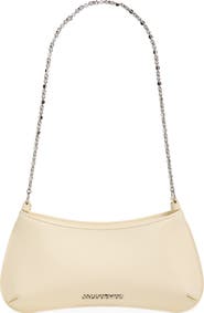 Jacquemus Le Petit Bisou Chaine Patent Shoulder Bag