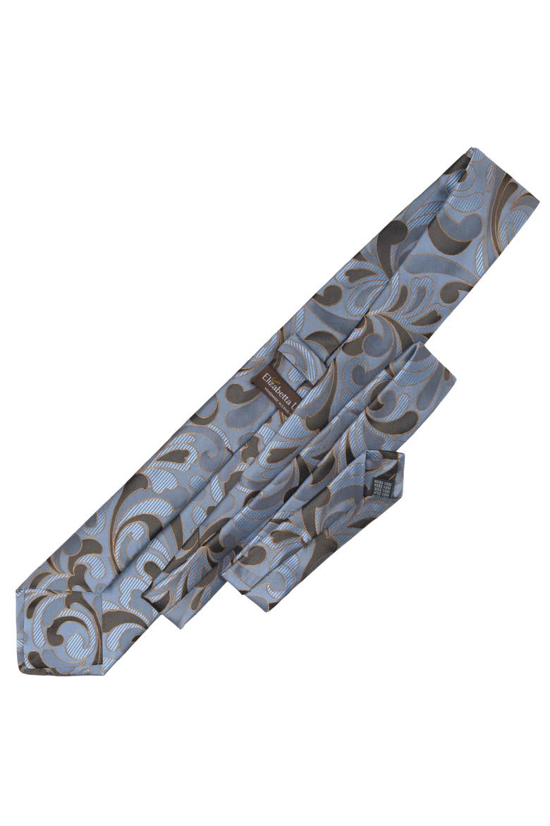 Corado - Silk Jacquard Tie for Men, Alternate, color, Blue