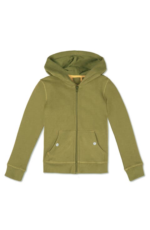 Organic Cotton Zip Up Pocket Hoodie