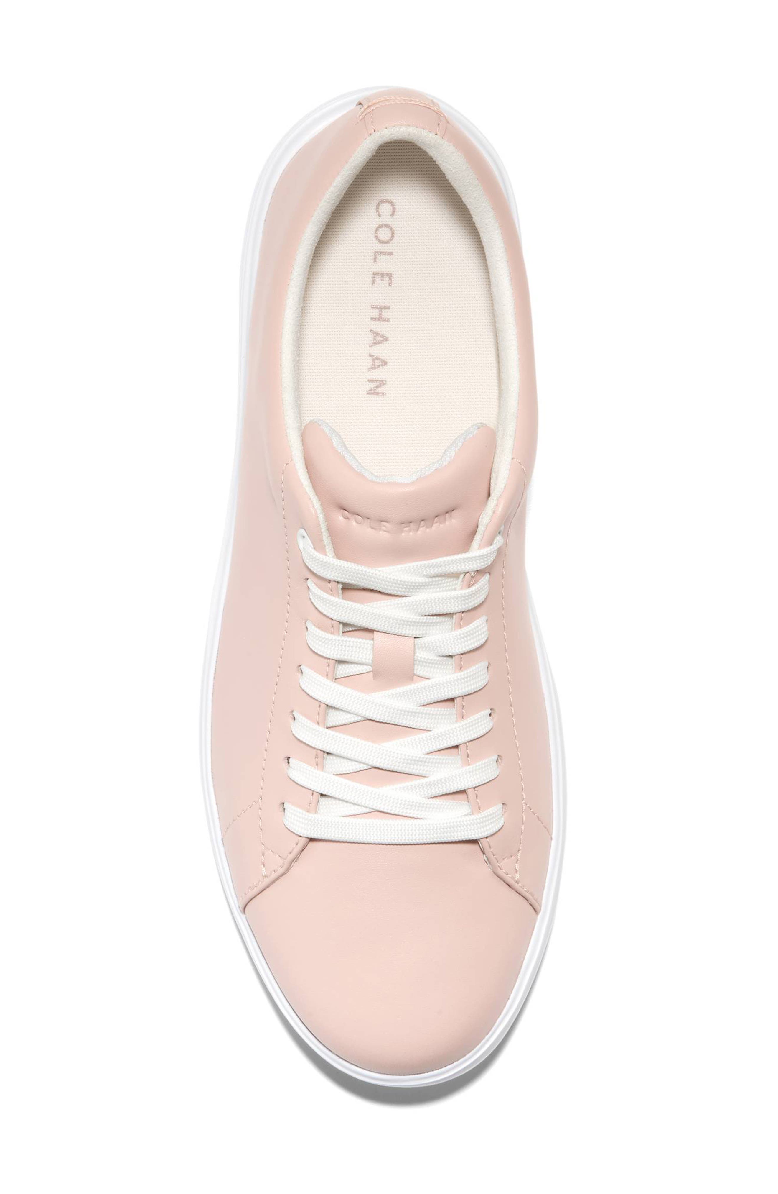 Cole Haan Grand Crosscourt Sneaker, Alternate, color, Cameo Rose/ White