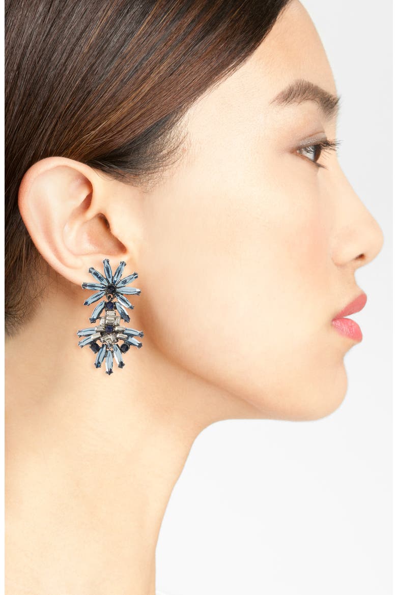 Bliss Drop Earrings, Alternate, color, NAVY