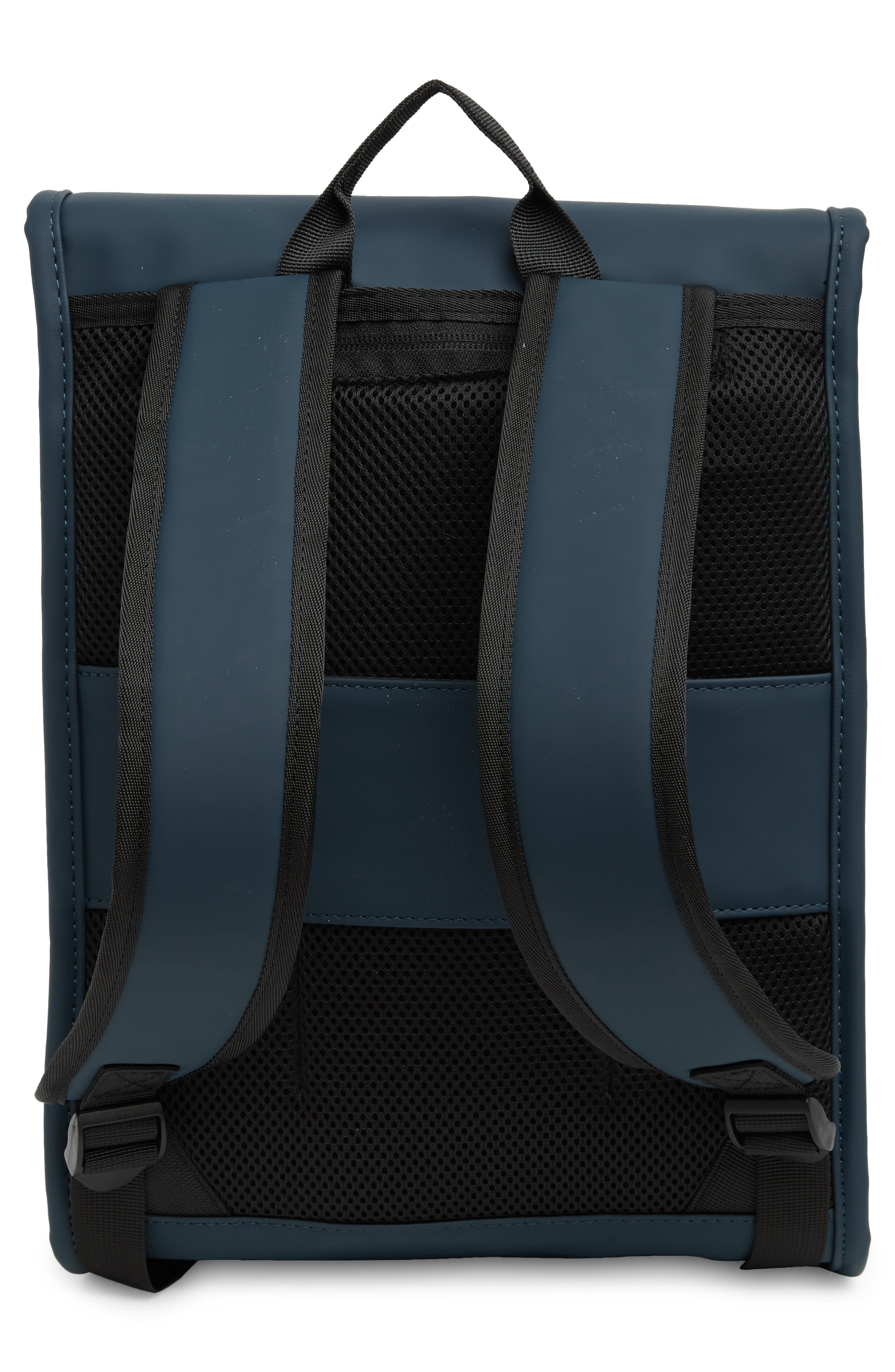 Rubberized Slim Laptop Backpack, Alternate, color, BLUE